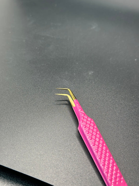 45° Rose pink Tweezer